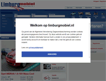 Tablet Screenshot of limburgmobiel.nl